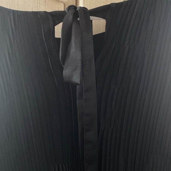 Anthropologie NWT: Sunday in Brooklyn Black Parlette Pleated Shift Dress - Picture 9 of 9